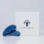 Circadia Blue Aventurine Gua Sha Stone w/Circadia Logo