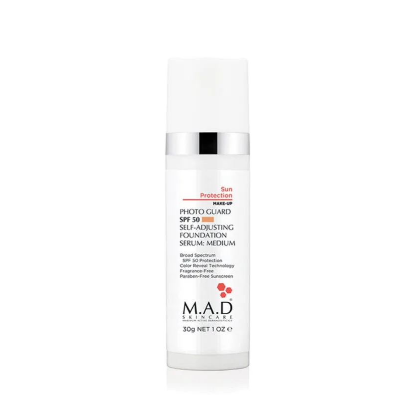 PHOTO-GUARD-SPF-50-SELF-ADJUSTING-FOUNDATION-SERUM-MEDIUM-1-820x820 Photo Guard SPF 50 Self-Adjusting Foundation Serum-Medium - Image 1