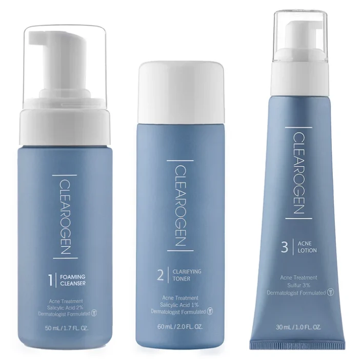 Clearogen Sensitive Skin Acne Clearing 3 Step Treatment with Salicylic Acid - Image 11
