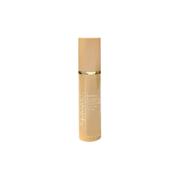Defend-And-Balance-Tinted-Mineral-Sunscreen Epicuren Defend & Balance Tinted Mineral Sunscreen SPF 50 - Image 1