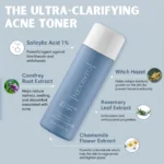 Clearogen Clarifying & Renewing Skin Toner with 1% Salicylic Acid - Image 6