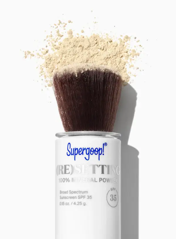ResettingPowder-Translucent-Img3-0eed644d-6ac2-4203-8a70-d68af8ddbec9 Supergoop! (Re)setting 100% Mineral Powder SPF 35 - Image 1