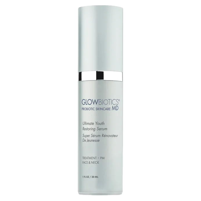 4000x4000-GLOWBIOTICS-Ultimate-Youth-Restoring-Serum-Serum__2022 Glowbiotics Estrogen Depletion Light Moisture Duo - Image 2