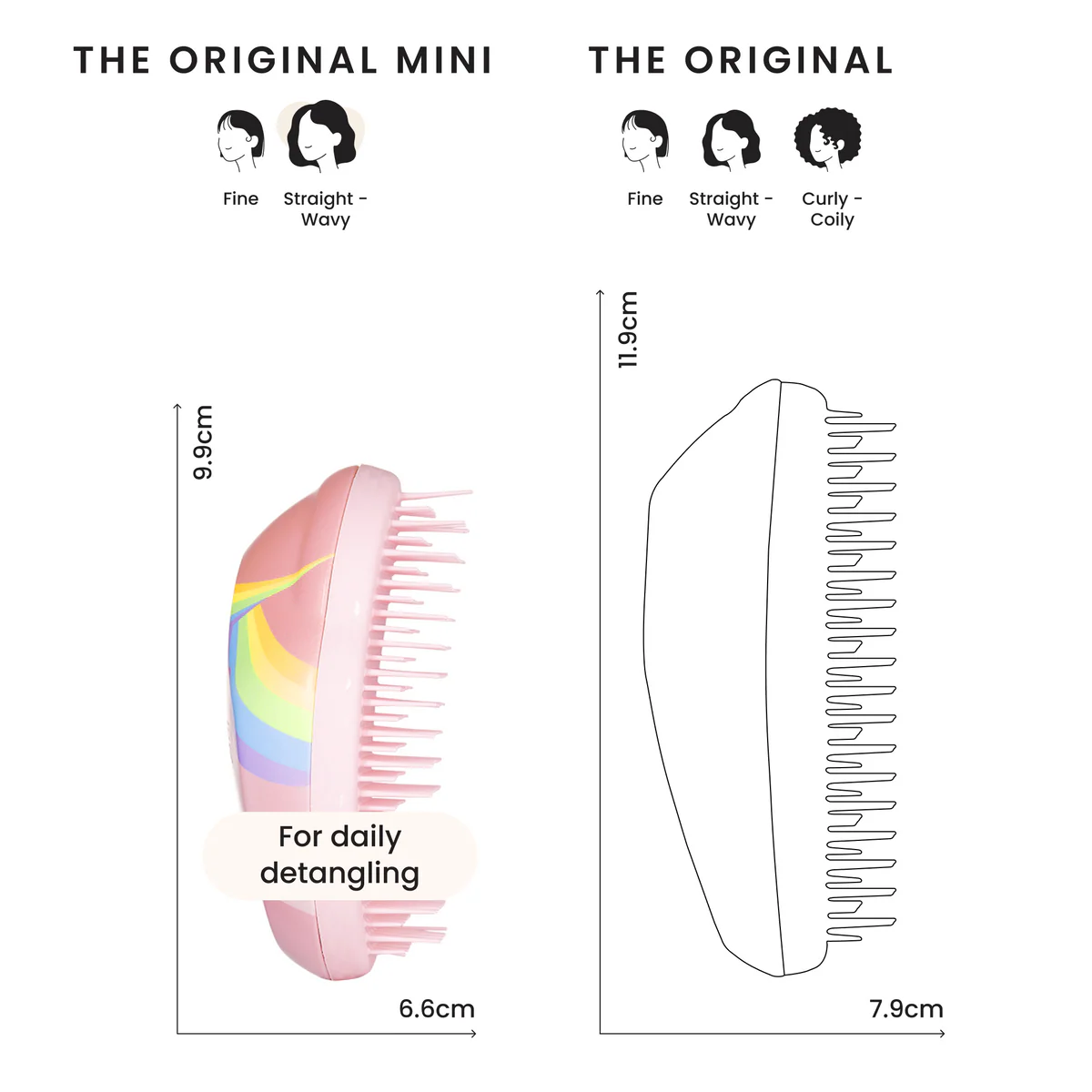 RainbowtheUnicorn_ORM_PDP_7_cm Tangle Teezer The Original Mini - Image 7