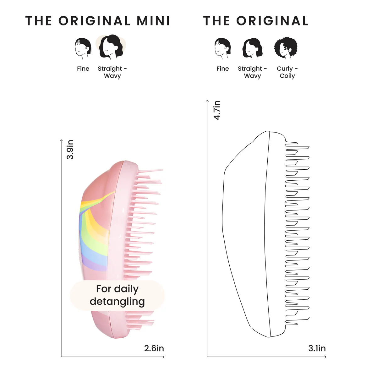RainbowtheUnicorn_ORM_PDP_7_in Tangle Teezer The Original Mini - Image 8