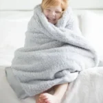 Little Giraffe Chenille Big Kid Blanket