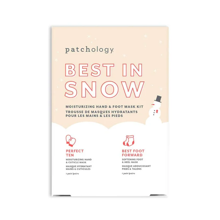 Patchology Best In Snow Moisturizing Foot Booties and Hand Masks - Image 1