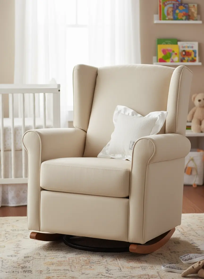 white-luxe-faux-fur-pillow-realistic-size-option-1-2000x Little Giraffe The Luxe™️ Faux Fur Decorative Nursery Pillow - Image 1