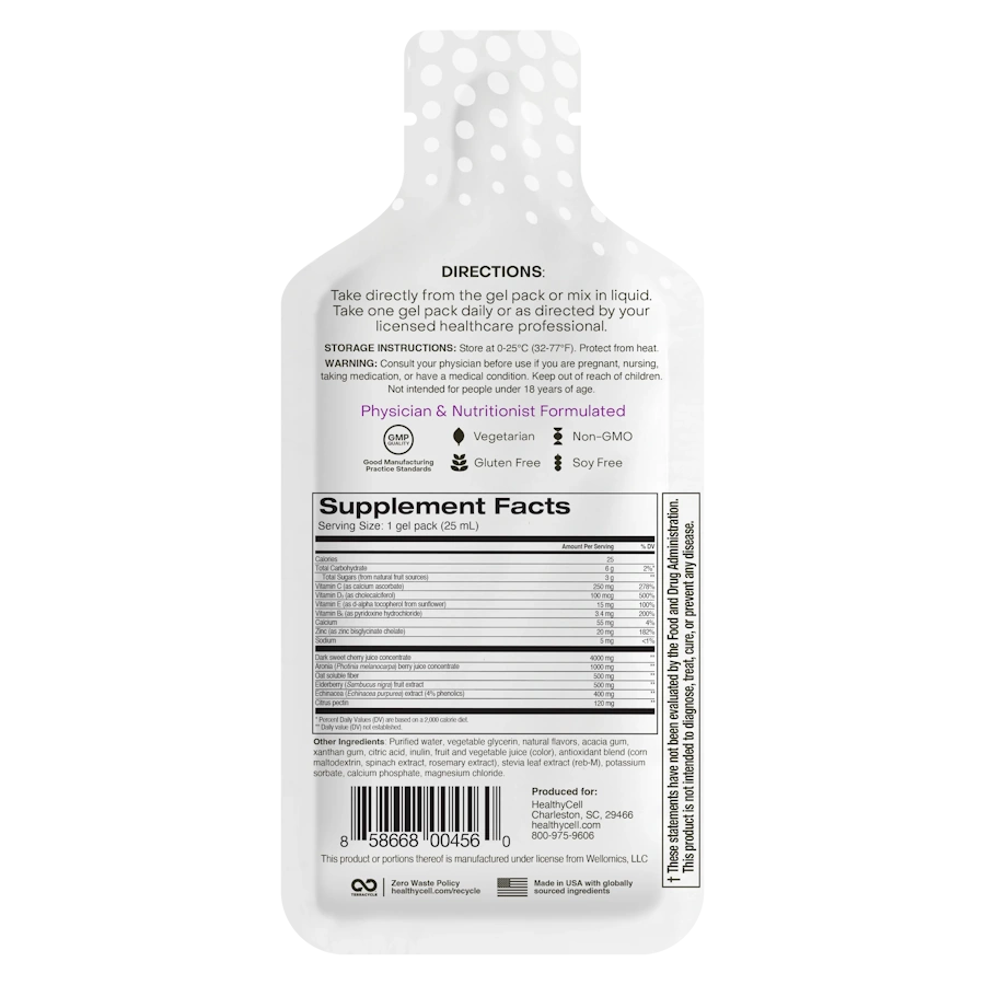 Back_HealthyCell_SACHET_IMMUNE HealthyCell IMMUNE SUPER BOOST - Image 4