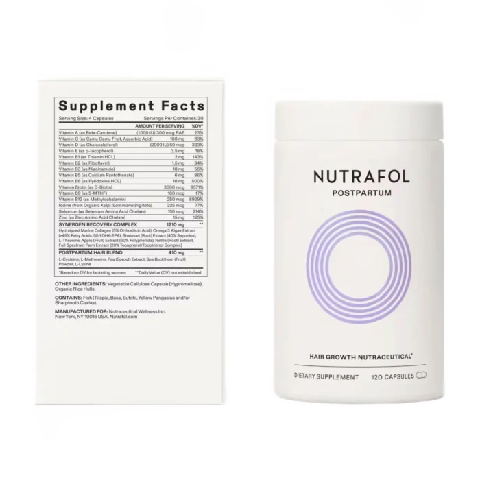 Nutrafol Women’s Postpartum Hair Growth Nutraceutical - Image 2