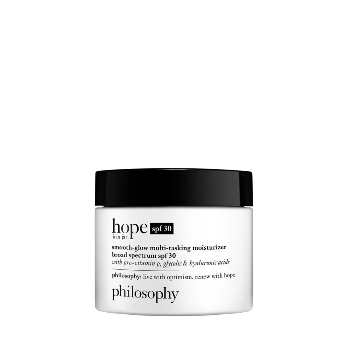3616301782438 Philosophy Hope In A Jar Smooth-Glow Multi-Tasking Moisturizer SPF 30 2.0oz - Image 1