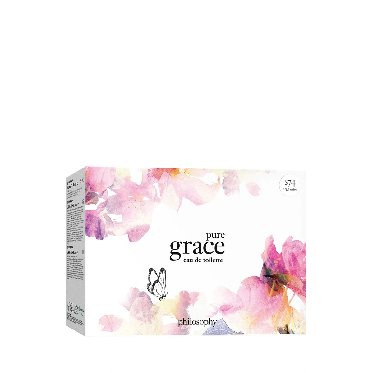 99350198015-3 Philosophy Pure Grace EDT Gift Set Trio (Limited Edition) - Image 1