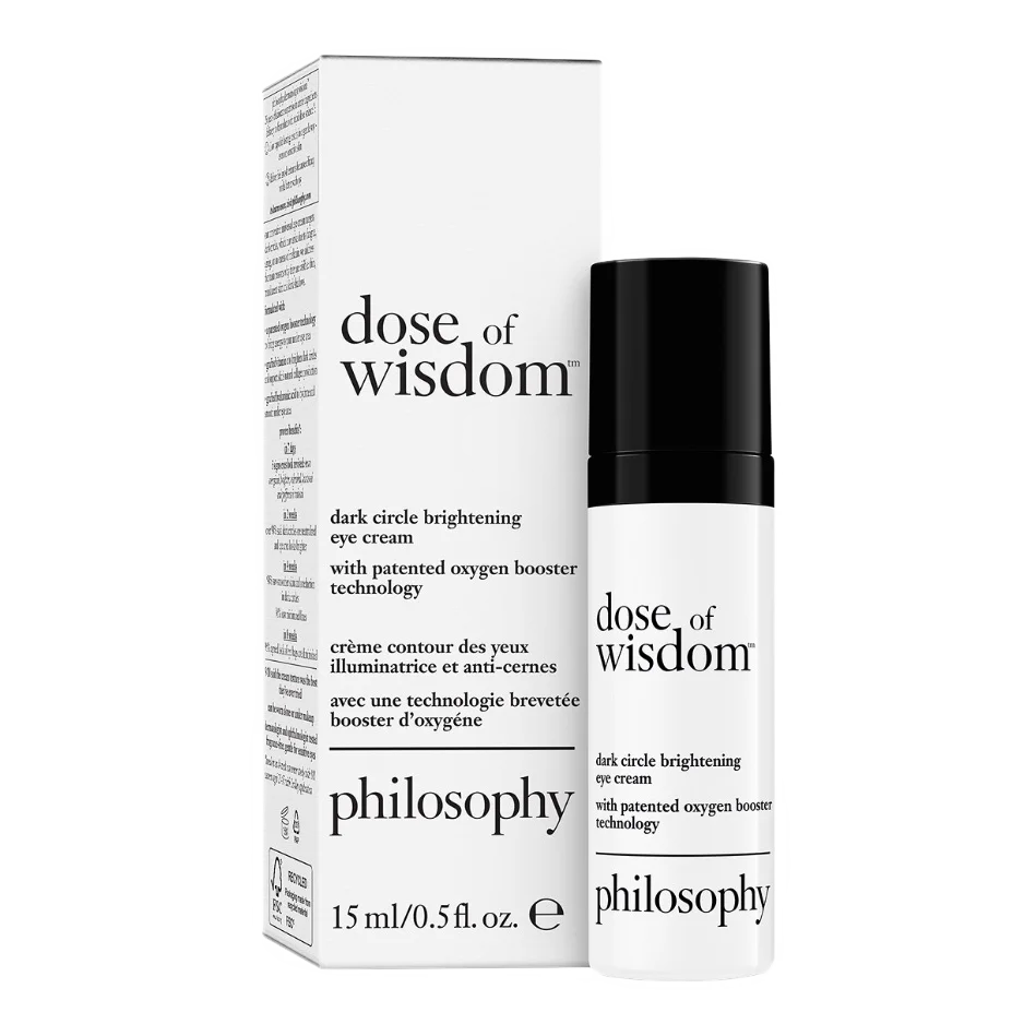 99350199274-4 Philosophy Dose Of Wisdom Dark Circle Brightening Eye Cream - Image 1