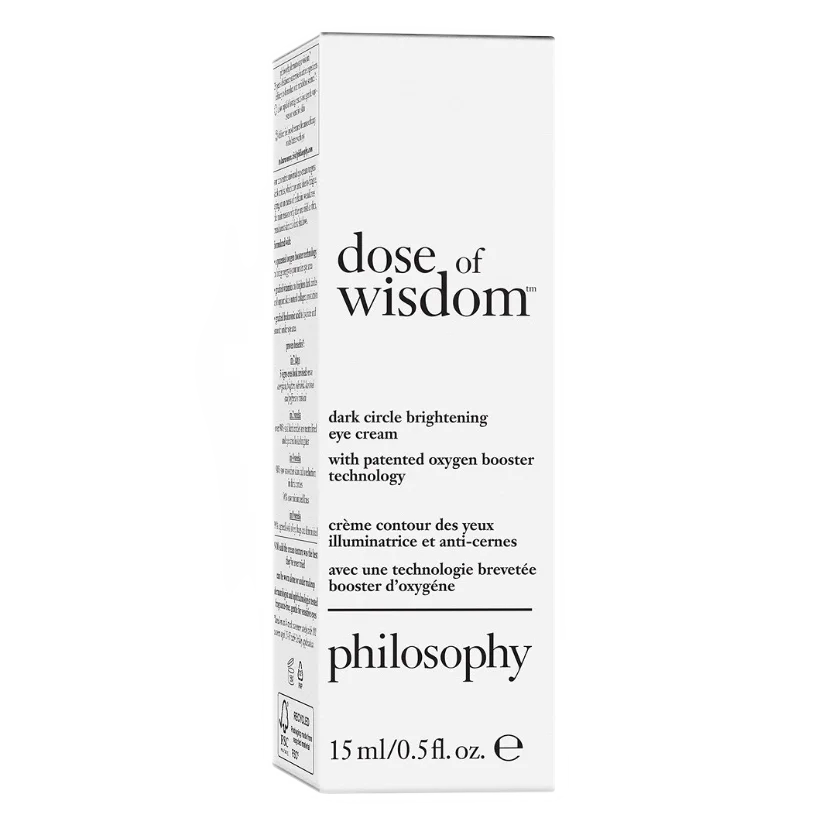 99350199274-5 Philosophy Dose Of Wisdom Dark Circle Brightening Eye Cream - Image 2
