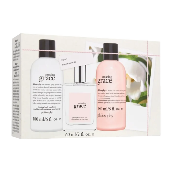 Philosophy Amazing Grace EDT Gift Set Trio - Image 2