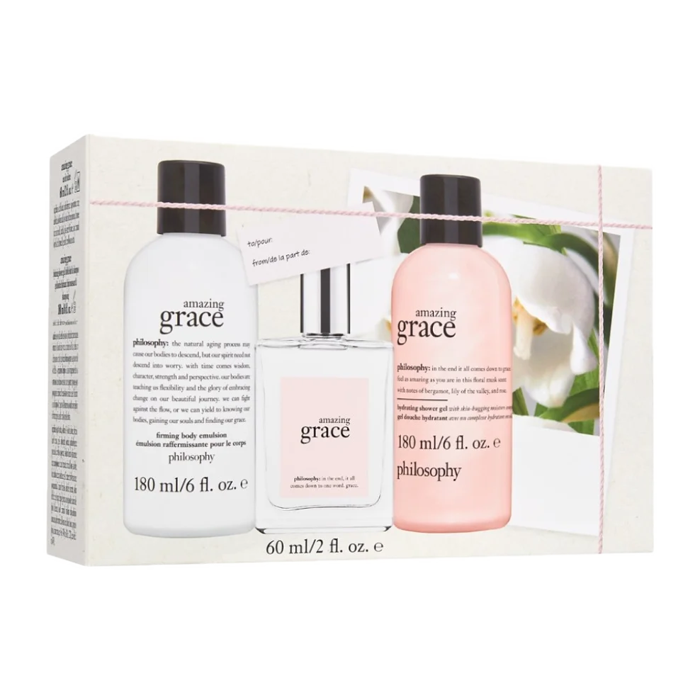 99350224675-2 Philosophy Amazing Grace EDT Gift Set Trio - Image 2