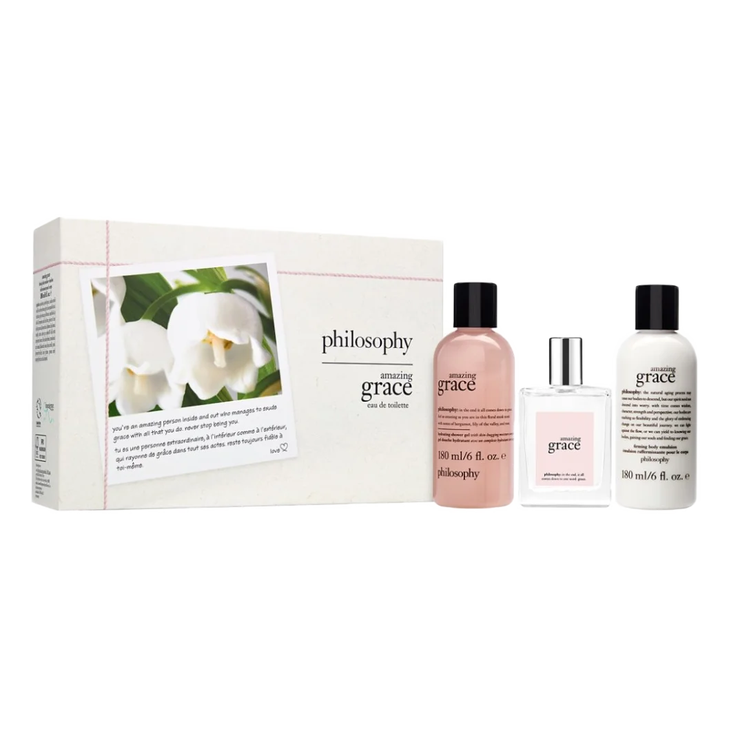 99350224675-4 Philosophy Amazing Grace EDT Gift Set Trio - Image 4