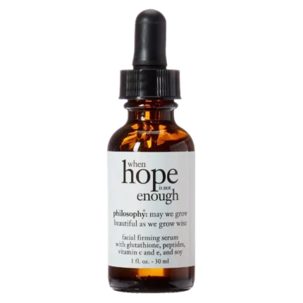 Philosophy When Hope Is Not Enough Facial Firming Serum