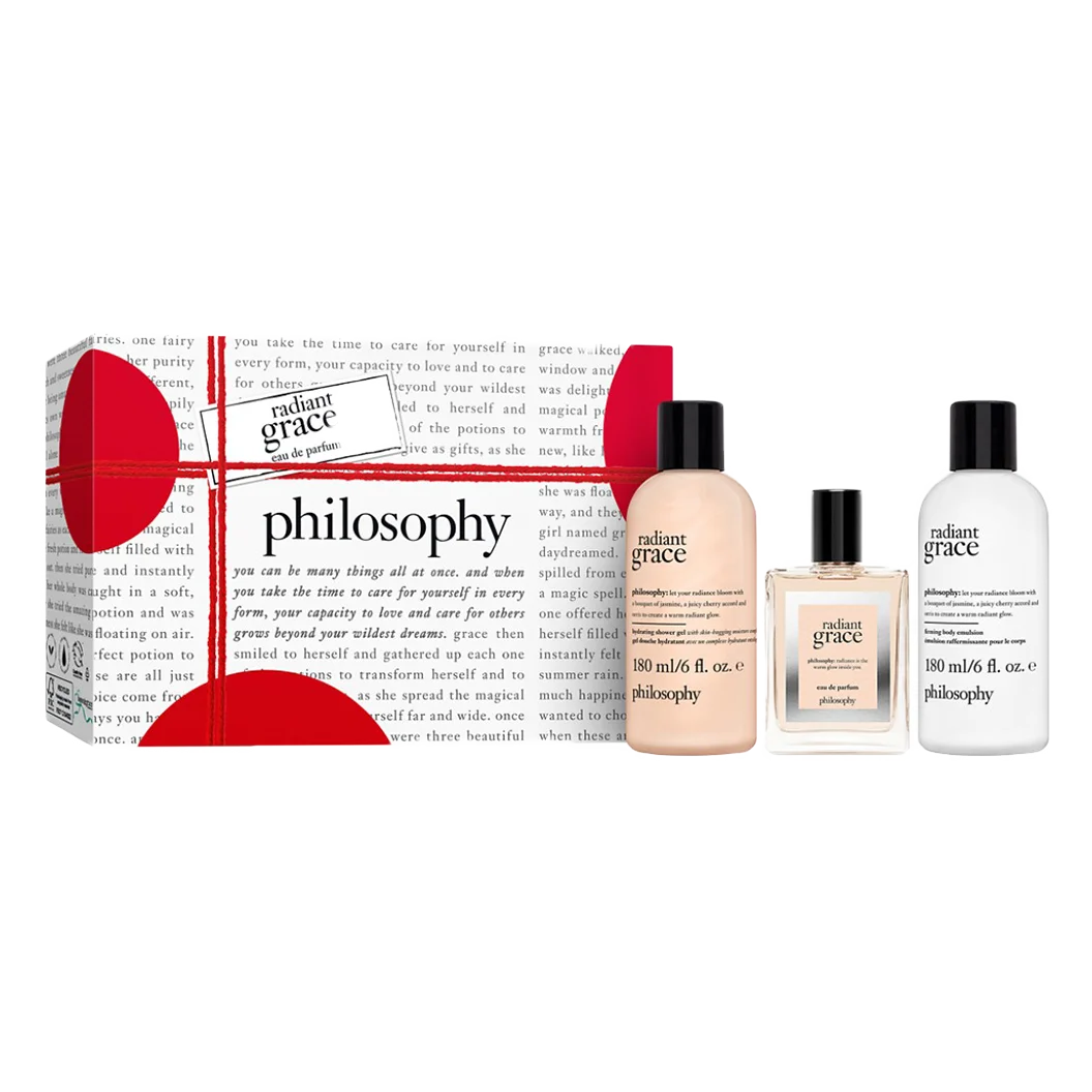 99350214560 Philosophy Radiant Grace EDP Gift Set Trio - Image 1