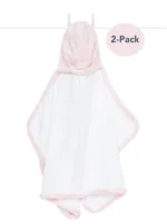 Little Giraffe Chenille Baby Towel Bundle - 2 Pack