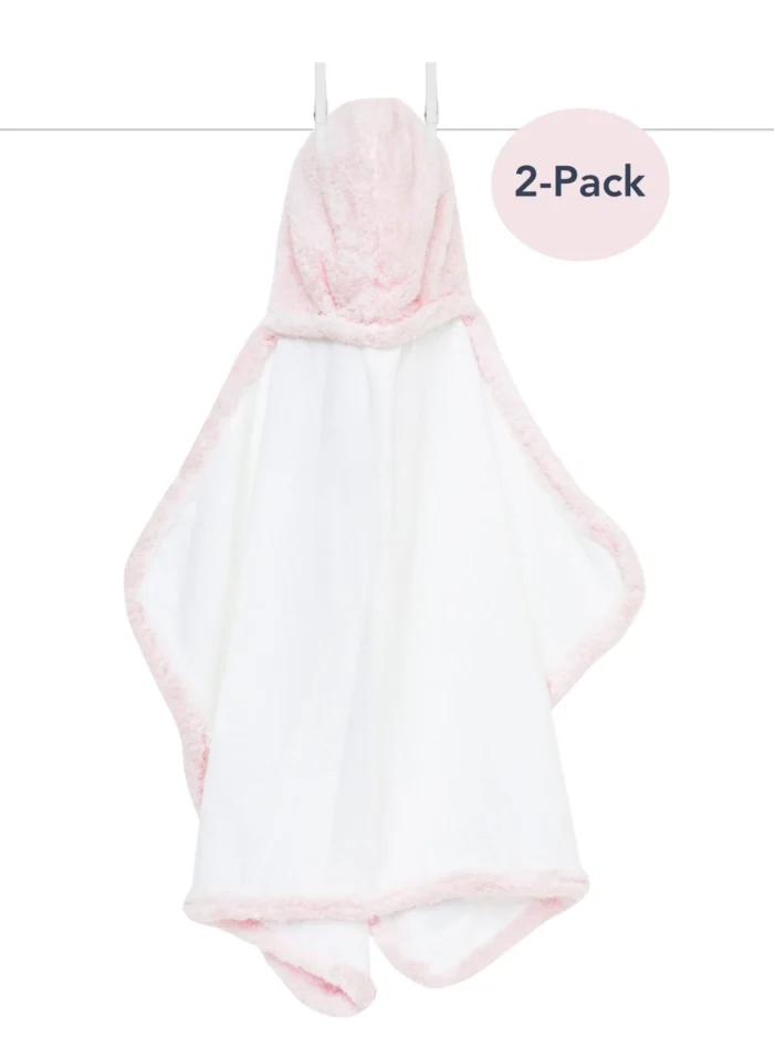 Little Giraffe Chenille Baby Towel Bundle - 2 Pack - Image 1