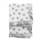 Little Giraffe Powder Plush™ Deluxe Dot Blanket - Image 2