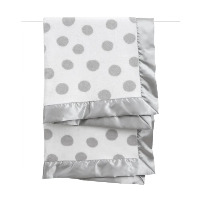 Little Giraffe Powder Plush™ Deluxe Dot Blanket - Image 2