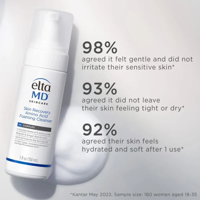 EltaMD Skin Recovery Amino Acid Foaming Cleanser - Image 4