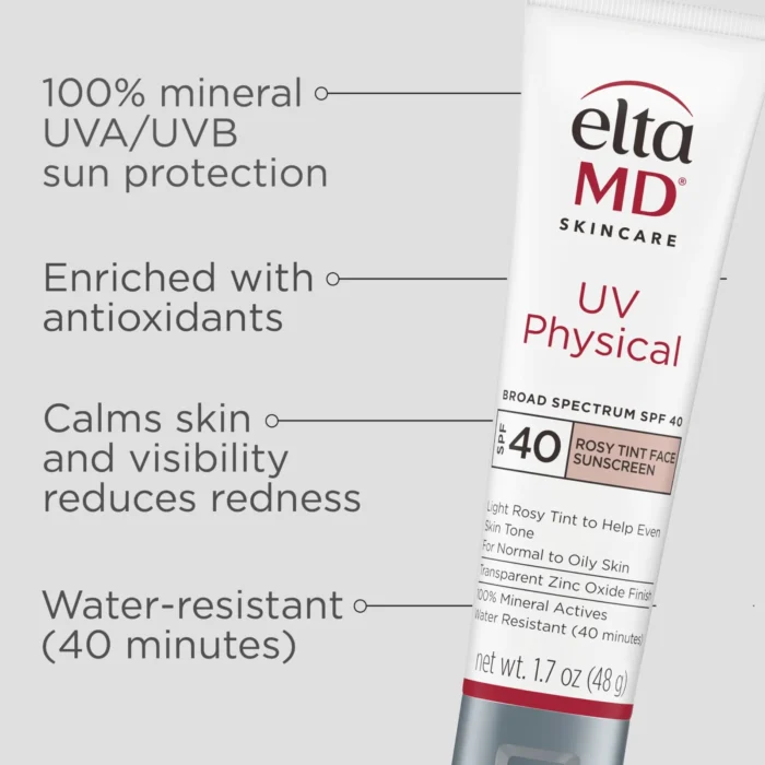 EltaMD UV Physical Broad-Spectrum SPF 40- Rosy Tint - Image 2