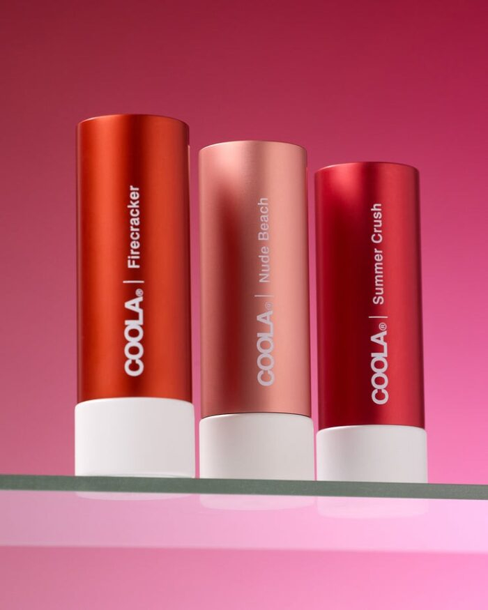 Coola Mineral Liplux Lip Balm SPF30 0.15oz - Trio (Nude Beach, Summer Crush, Firecracker) - Image 3