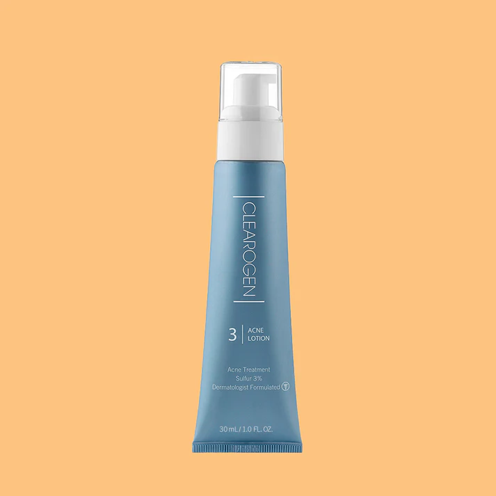 CLEAROGEN_LOTION_SS_Small_020124_ColoredBkg_1_679e093c-ff15-4a72-9483-9aec1ce503f5 Clearogen Acne Clearing Lotion with Salicylic Acid - Image 1
