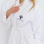 Circadia Luxury Robe with Circadia's Iconic Blue Piping
