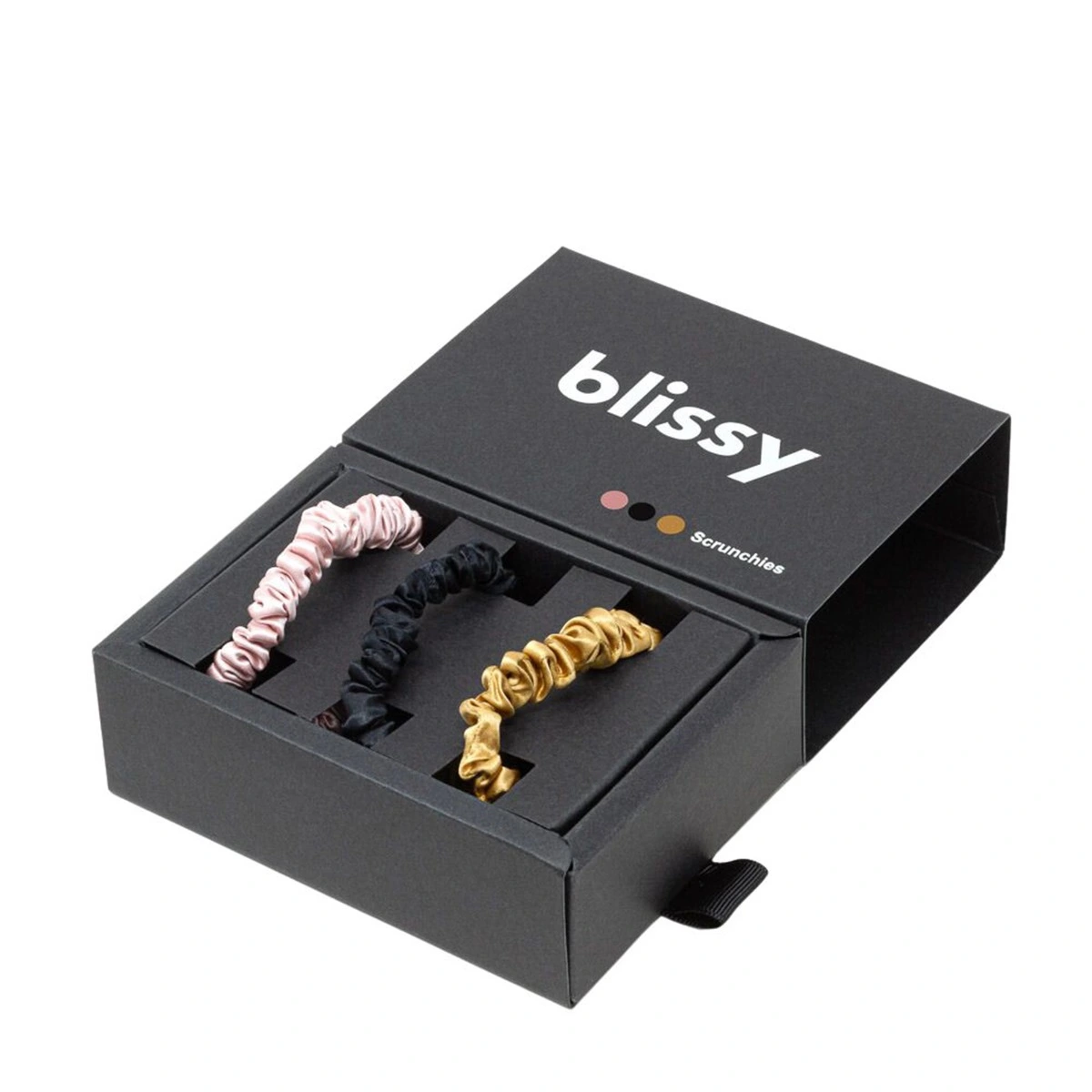 1-6 Blissy Silk Skinny Scrunchies (3-Pack) - Image 1