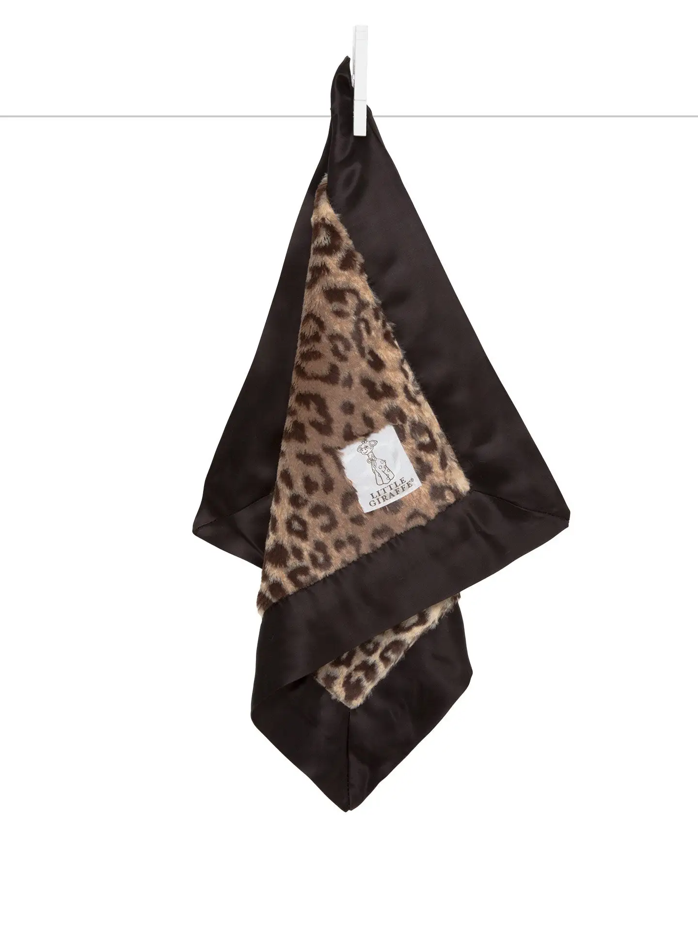 103477-109814-Luxe-Leopard-Blanky-Espresso-0-2000x Little Giraffe Luxe™ Ultra-Plush Leopard Mini Blanky - Lovey & Security Blanket - Image 1