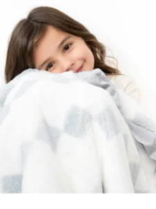 Little Giraffe Luxe™ Stairways Baby & Toddler Blanket (29" x 35") - Image 3