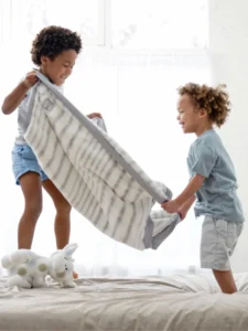 Little Giraffe Luxe™ Strand Baby & Toddler Blanket (29" x 35") - Image 4