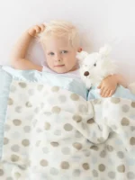 Little Giraffe Luxe™ Dot Baby & Toddler Blanket (29" x 35") - Image 9