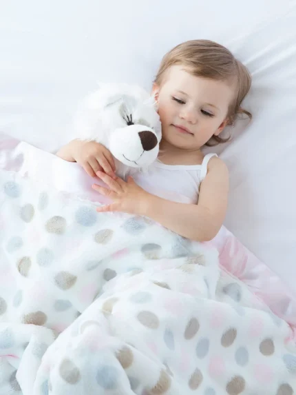 Little Giraffe Luxe™ Dot Baby & Toddler Blanket (29" x 35")