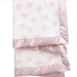 Little Giraffe Powder Plush™ Deluxe Dot Baby & Toddler Blanket (29" x 35")