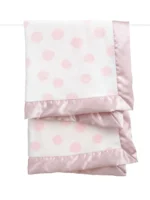 Little Giraffe Powder Plush™ Deluxe Dot Baby & Toddler Blanket (29" x 35")
