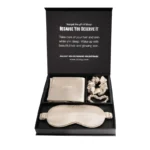 Blissy Silk Dream Gift Set: Queen - Champagne - Image 3