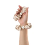Blissy Pearl Scrunchies - Champagne - Image 4