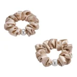 Blissy Pearl Scrunchies - Champagne - Image 5
