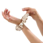 Blissy Pearl Scrunchies - Champagne - Image 6