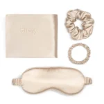 Blissy Silk Dream Gift Set: Queen - Champagne - Image 8