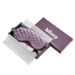 Blissy Diamond Quilted Sleep Mask - Lavender - Image 2