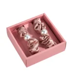 Blissy Pearl Scrunchies - Rose Gold