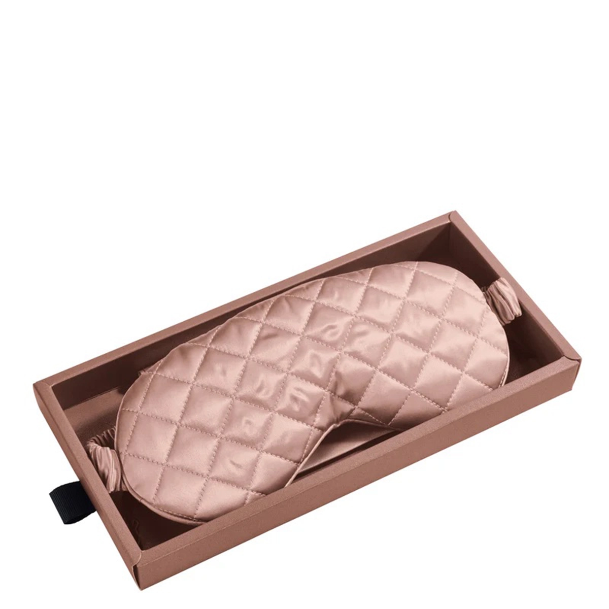 blissy-rose-gold-mulberry-silk-sleep-mask-diamond-quilted-3000px-5-800x800 Blissy Diamond Quilted Sleep Mask - Rose Gold - Image 1