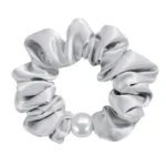 Blissy Pearl Scrunchies - Silver - Image 7