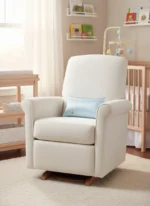 Little Giraffe Satin Decorative Nursery Pillow (10" x 13") - Image 4